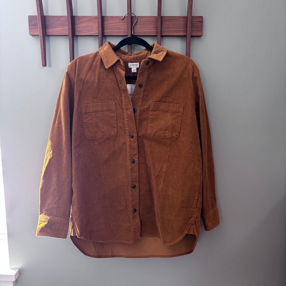 J. Crew Tan Corduroy Shirt